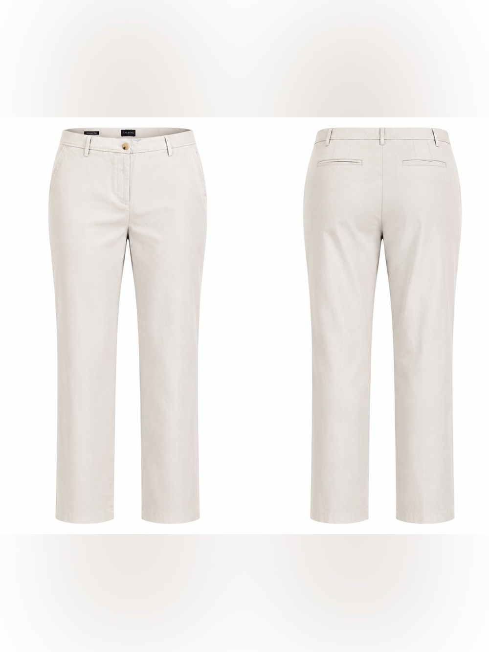 Classic Talbots Relaxed Chino pants in a versatile light beige/khaki neutral